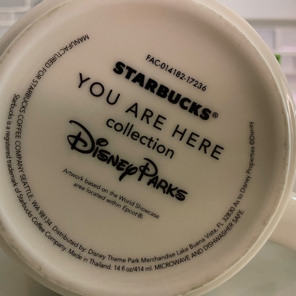 NEW - Starbucks Disney Parks You Are Here mug - Epcot - Picture 4 of 5